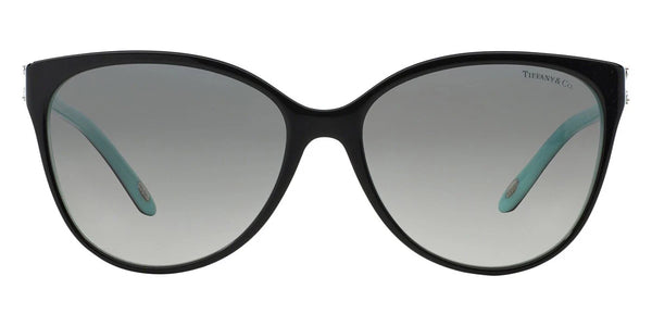 Black on TIFFANY Blue / Gray Gradient / 58-16-140