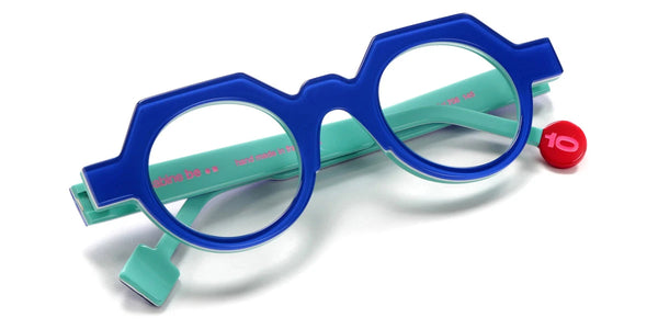 Shiny Translucent Blue Majorelle/White/Shiny Turquoise / 44-26-145