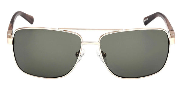 Matte Pale Gold/Light Brown/Horn / Green / 61-15-140