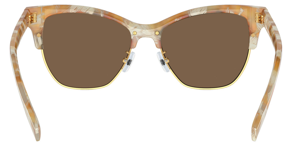 Tory Burch TY7199 194973 53 - Tory Horn / Dark Brown