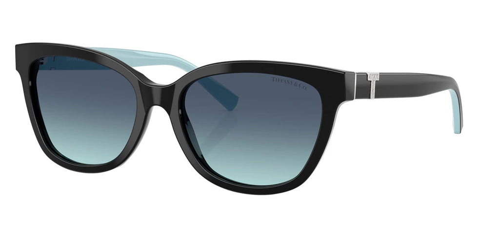 TIFFANY TF4237B 80019S 55 - Black on TIFFANY Blue / Azure Gradient Blue
