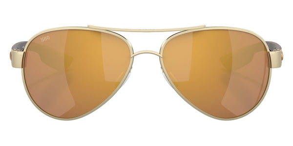 Brushed Gold/Tortoise / Gold Mirrored Polarized / 56-14-126