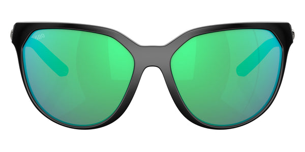 Matte Black / Green Mirrored Polarized / 58-15-123