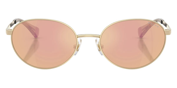 Shiny Pale Gold / Orange Mirrored / 55-18-145