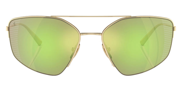 Pale Gold / Green Mirrored / 63-18-130