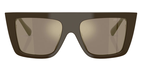 Caper Green / Light Brown Mirrored Gold / 52-17-140