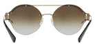 VERSACE VE2184 12526U 61 - Pale Gold / Gradient Brown Mirrored Gold
