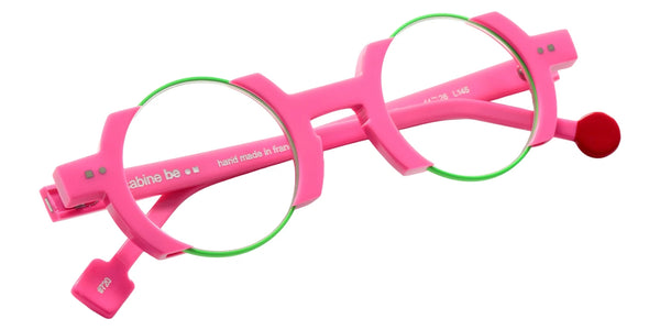 Shiny Neon Pink/Satin Neon Green / 44-26-145