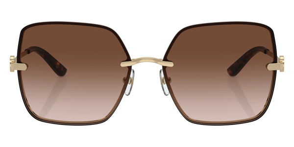 Shiny Light Gold / Light Brown Gradient Dark Brow / 58-15-140