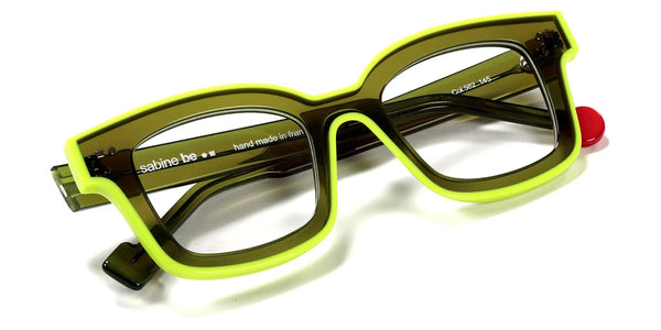 Shiny Translucent Khaki/Shiny Neon Yellow / 46-21-145