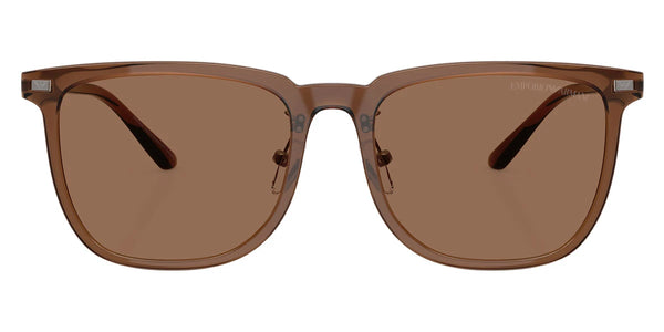 Shiny Transparent Brown / Dark Brown / 56-18-145