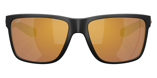 Matte Black / Gold Mirrored Polarized / 58-15-134