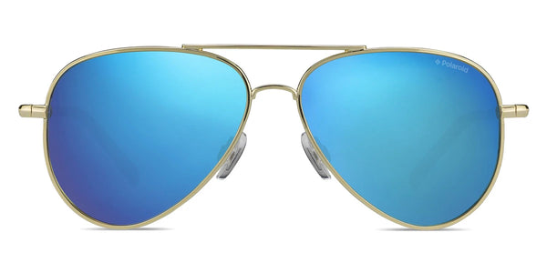 Gold / Gray Blue Mirrored Polarized / 52-12-135