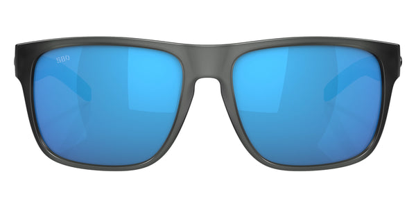 Matte Smoke Crystal/Black Gold / Blue Mirrored Polarized / 59-17-140