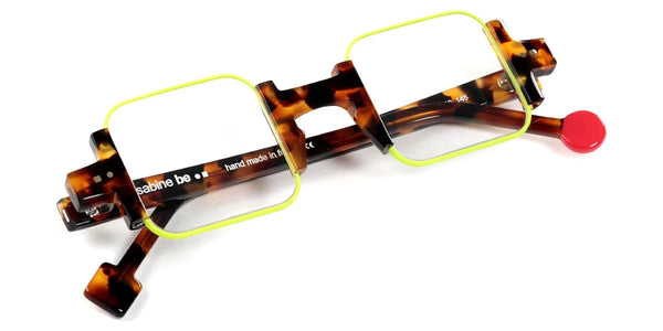 Shiny Fawn Tortoise/Satin Neon Yellow / 42-26-145