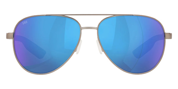 Brushed Gunmetal / Blue Mirrored Polarized / 57-14-140