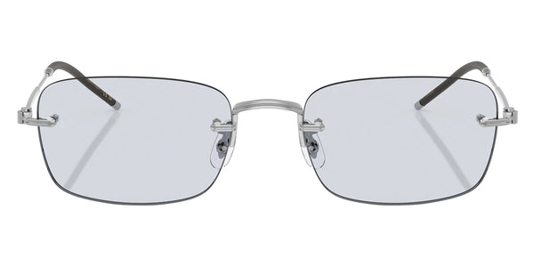 Silver / Demo Lens Blue Wash / 53-19-145