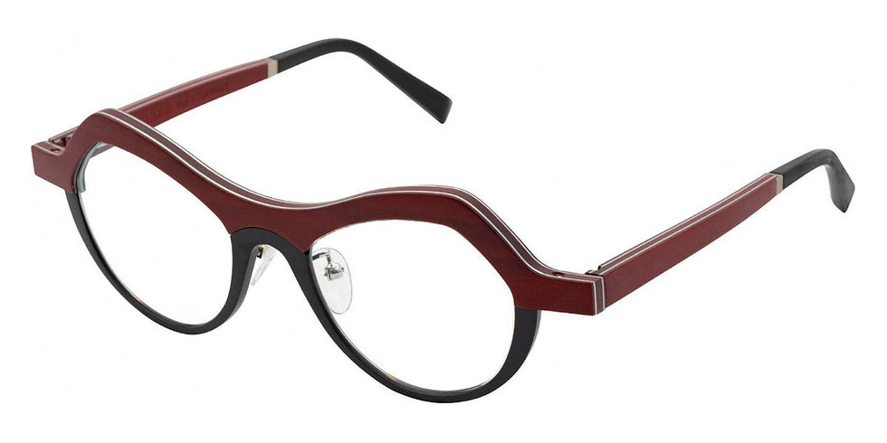 Gold & Wood GAW CAPRI 03 47 - Anodized Black/Burgundy