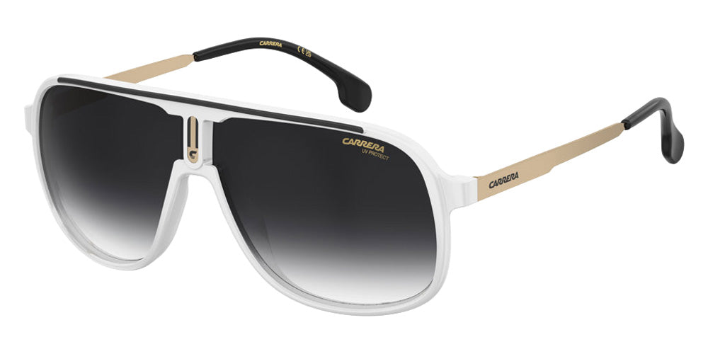 Carrera 1007/S 0CCP9O 62 - White Black / Dark Gray Shaded #id:carrera1007s0ccp9o_s:100105