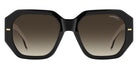 Carrera DB 1154/F 0SD9 57 - Black White / Brown Shaded #id:carrera3109s080sha_s:102100