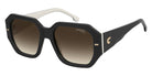 Carrera DB 1154/F 0SD9 57 - Black White / Brown Shaded #id:carrera3109s080sha_s:102105
