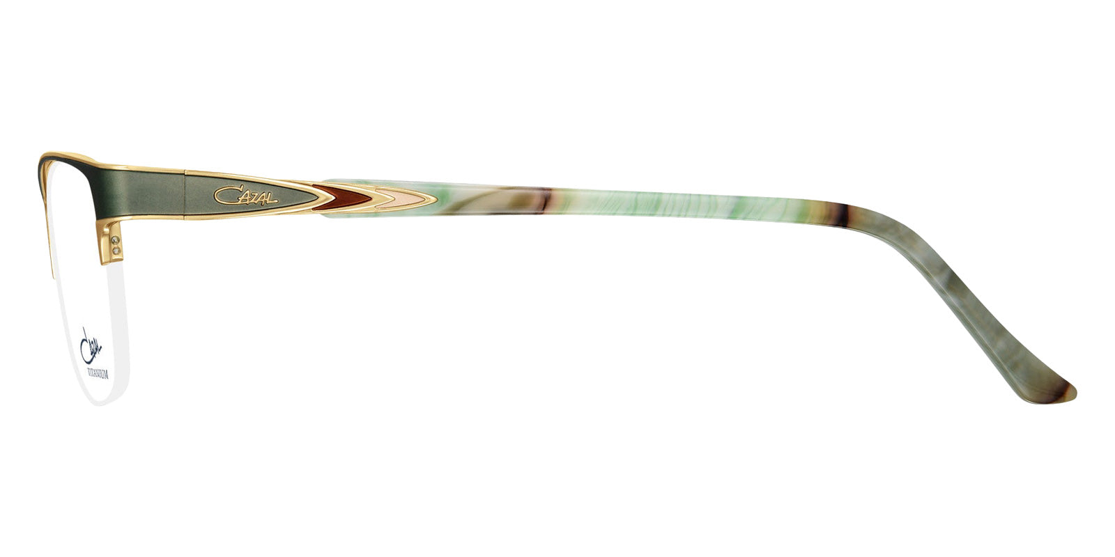 Cazal 1295 001 52 - Pistachio-Gold #id:caz1295001_s:100110