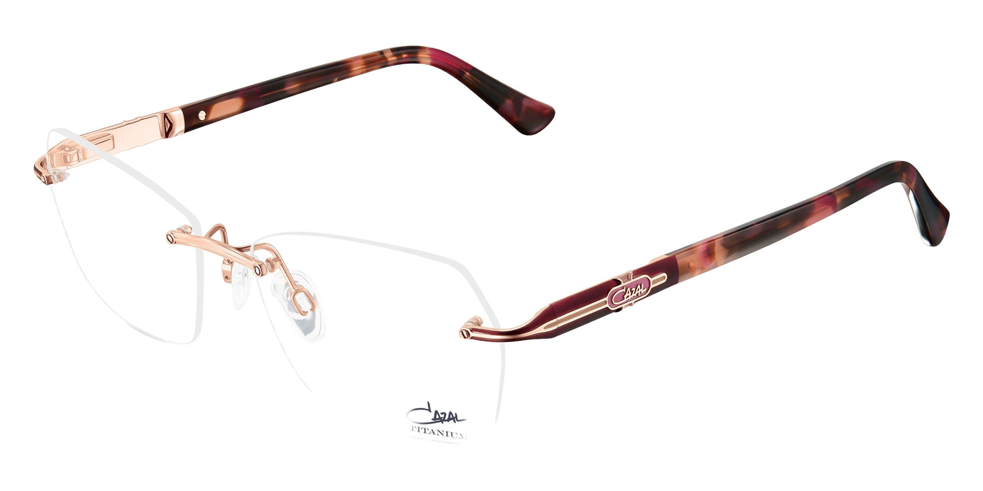 Cazal 4324 001 54 - Bordeaux-Rosegold #id:caz4324001_s:100105