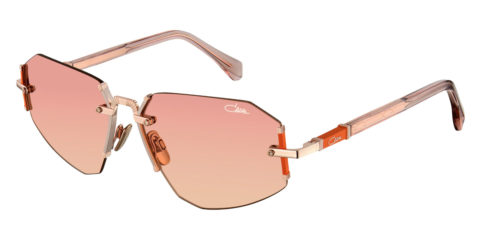 Cazal 9509 004 57 - Rosegold-Orange #id:caz9509004_s:106105