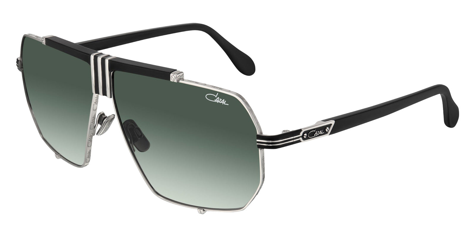 Cazal 996 002 64 - Black-Silver Matte #id:caz996002_s:102105