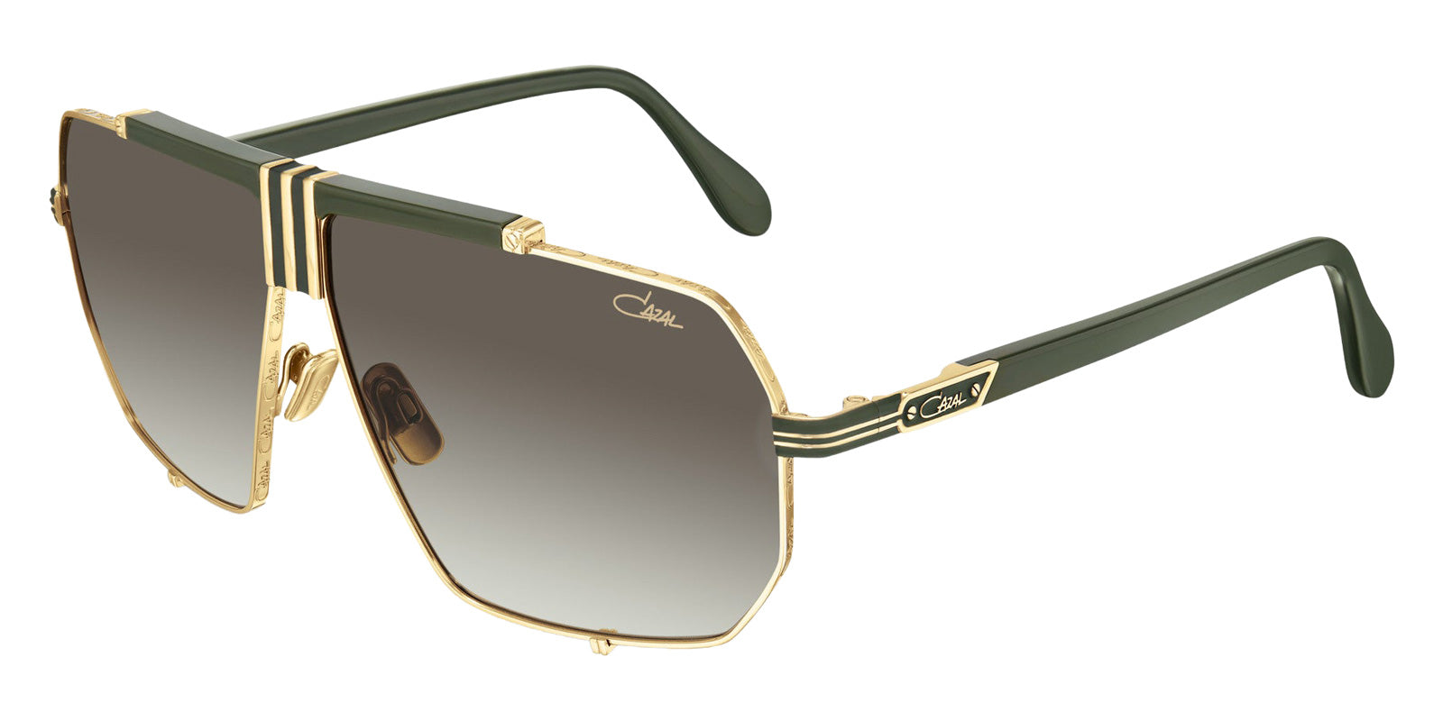 Cazal 996 003 64 - Dark Green-Gold #id:caz996003_s:104105