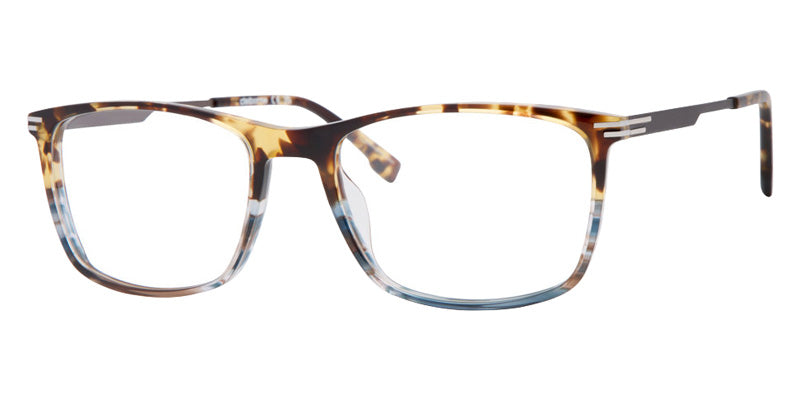 Liz Claiborne CB 331 0RZU 56 - Dark Havana Brown / Blue #id:cb331000rzu_s:104105