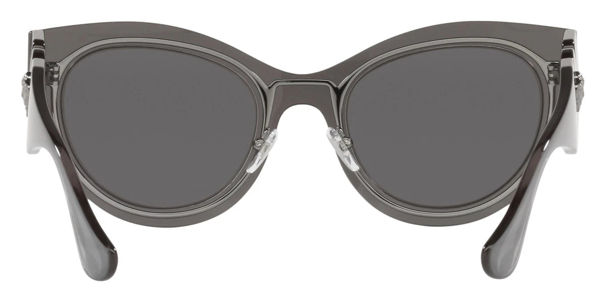 VERSACE VE2234 10016G 53 - Transparent Gray Mirror Silver / Light Gray Mirrored Silver