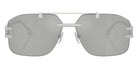 VERSACE VE2275 10008V 60 - Silver / Clear Mirrored Silver 80