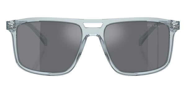 Transparent Azure / Dark Gray Flash Silver / 58-18-145