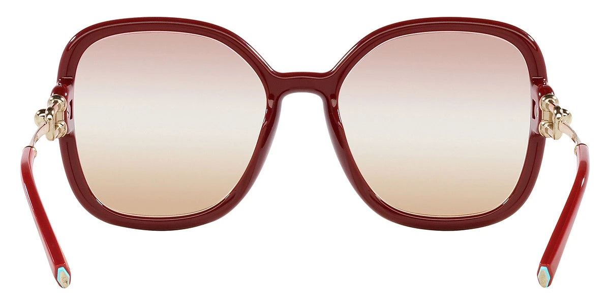 TIFFANY TF4202U 8380EL 57 - Solid Burgundy / Gradient Pink Gradient Brown