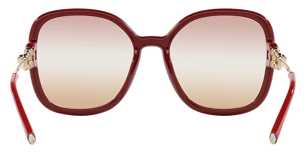 TIFFANY TF4202U 8380EL 57 - Solid Burgundy / Gradient Pink Gradient Brown