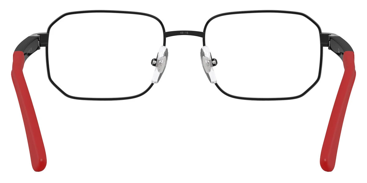 Ray-Ban RY1060 4005 48 - Black/Black on Rubber Red