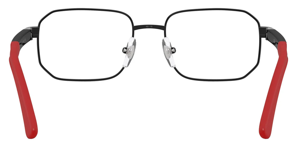 Ray-Ban RY1060 4005 48 - Black/Black on Rubber Red