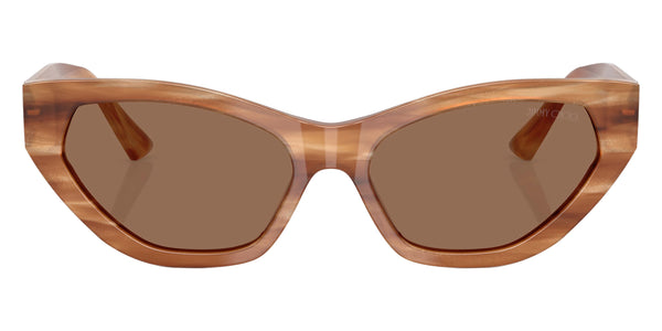 Striped Havana Glitter Brown / Dark Brown / 55-16-140