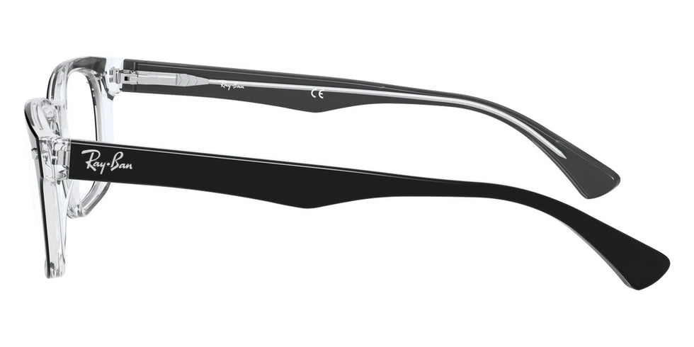 Ray-Ban RX5286 2034 51 - Black On Transparent