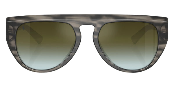 Striped Gray / Gradient Green Mirrored / 56-19-145