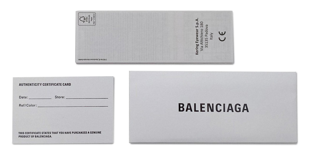 Balenciaga BB0260S Rectangle Sunglasses | EyeOns.com