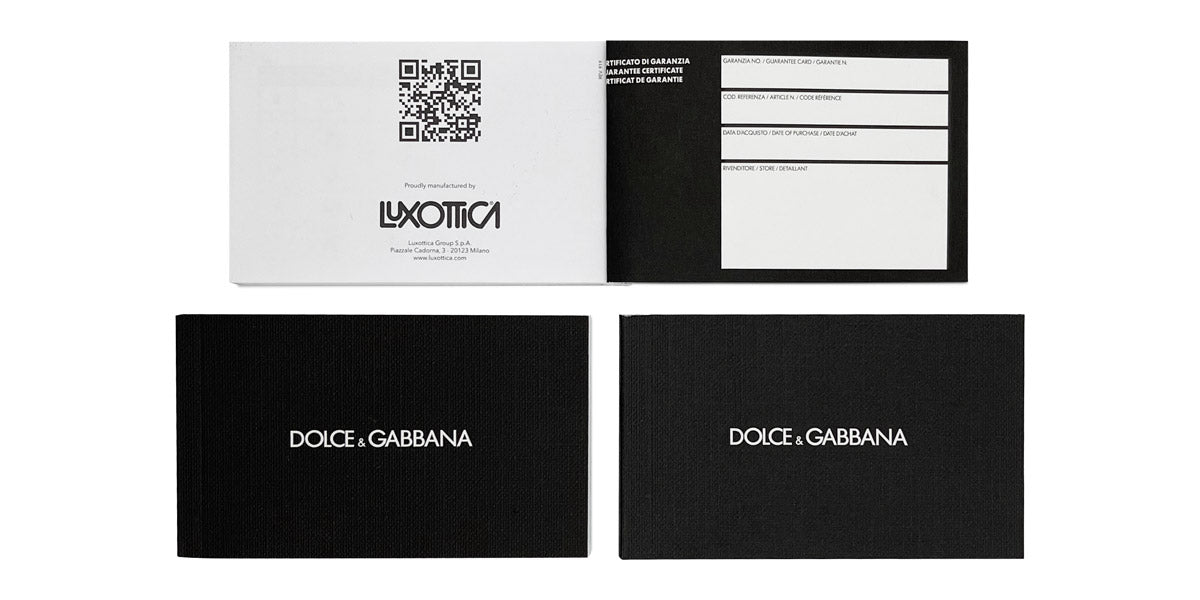 Certificate of Authenticity from DOLCE&GABBANA #id:cert-DOLCE&GABBANA_s:120110