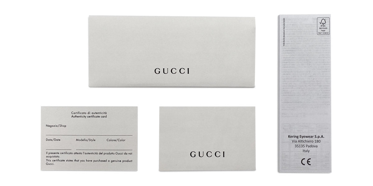 Certificate of Authenticity from Gucci #id:cert-Gucci_s:108115