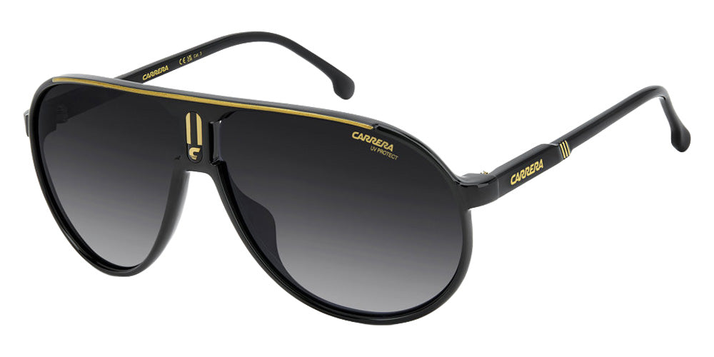 Carrera CHAMPION/S 02M29O 62 - Black Gold / Dark Gray Shaded #id:champions02m29o_s:100105