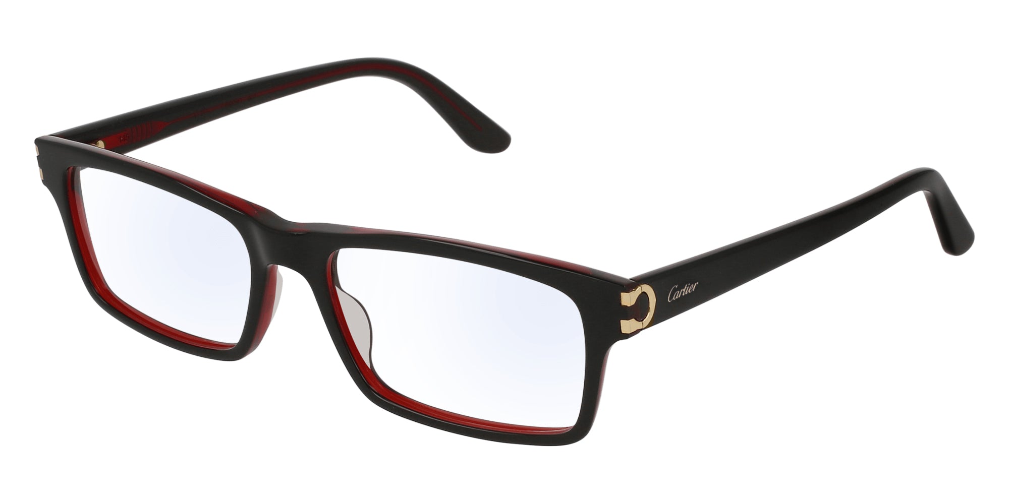 カルティエ 【美品】CT0005O 005 C de Cartier Cドゥカルティエ スクエア メガネフレーム 145 Cartier CT0005O Rectangle Eyeglasses | EyeOns.com