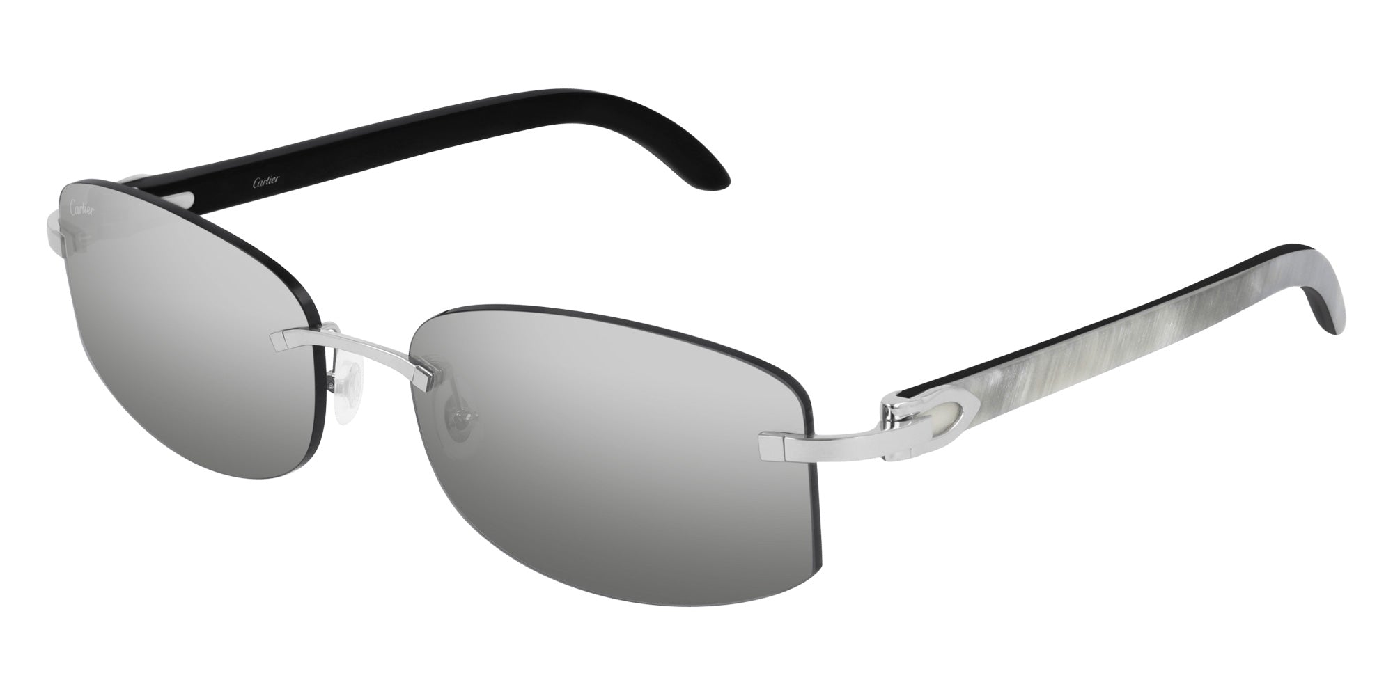 Cartier CT0031RS 001 60 - Silver/White / Gray Multi Treatment #id:ct0031rs001_s:100100