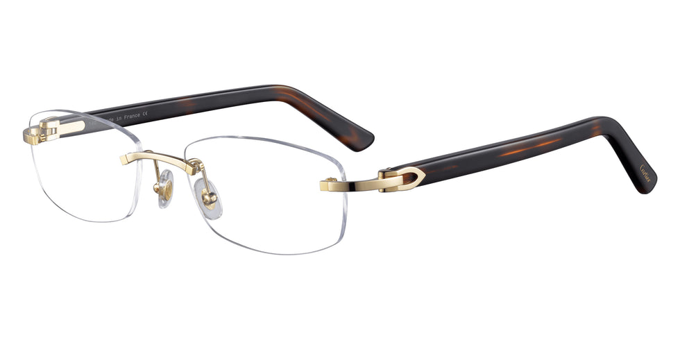 Cartier CT0048O 004 53 - Gold/Brown #id:ct0048o004_s:100100