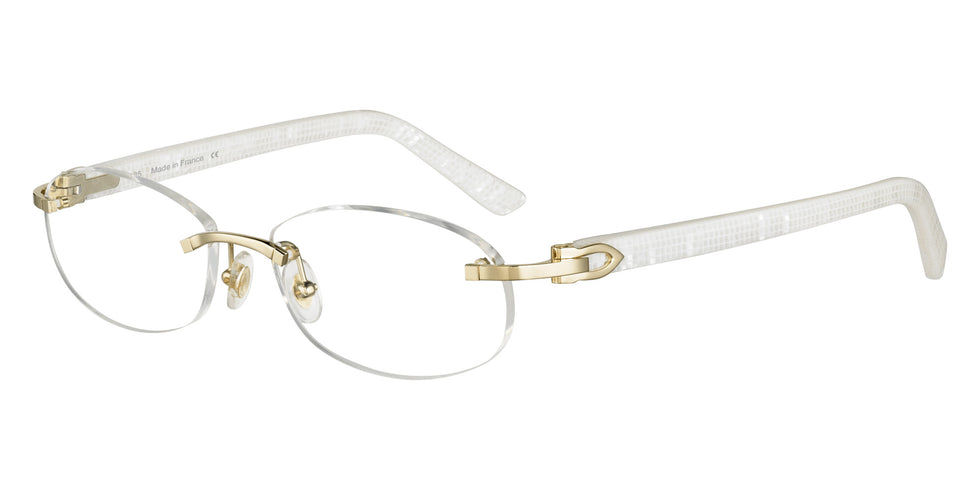 Cartier CT0056O 001 52 - Gold/White #id:ct0056o001_s:100100
