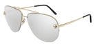 Cartier CT0065S 007 60 - Gold / Silver Mirrored #id:ct0065s007_s:110100
